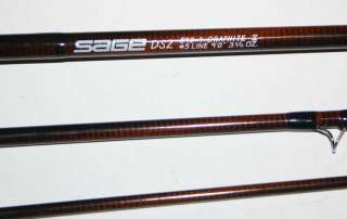 This is a Sage Graphite II DS2 590 4 Fly Fishing Rod with Sage Carry 