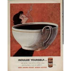   YOURSELF   1960 SANKA Coffee Ad, A3613. 