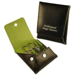  5 Pc Manicure Set in Leather Case 