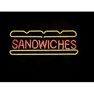  Sandwiches Neon Sign & Light   Business Neon   12x30 