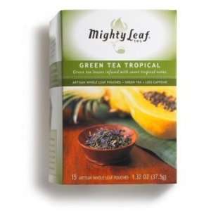 Mighty Leaf Green Tea Tropical Tea Grocery & Gourmet Food