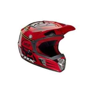  Fox Racing V2 Youth MX Bicycle Helmet   Red   01068 003 