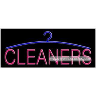  Cleaners, Logo Neon Sign (13H x 32L x 3D) Everything 