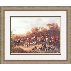 The Bury Hunt by C. and J. Maiden Agar   Framed Artwork  