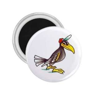  NEW Tattoo Crown Bird Fridge Souvenir Magnet 2.25 Free 