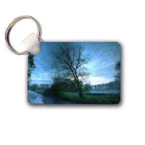 Foggy River Landscape Keychain Key Chain Great Unique Gift 