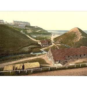  Vintage Travel Poster   Saltburn by the Sea the Cat Nab 