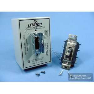 Leviton Manual Motor Starter Switch DPST Double Pole Single Throw w 
