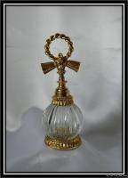 Vintage Stylebuilt Crystal Perfume Bottle Rope Dauber C  