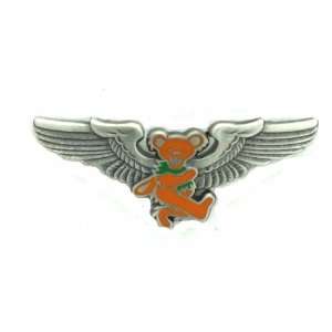   Bear Pilot Pin for Sky high Hippies and Deadheads 