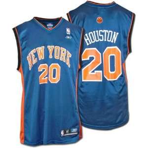 Allan Houston Blue Reebok NBA Replica New York Knicks Jersey  