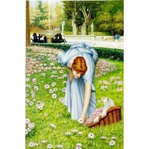   Painting Flora Lawrence Alma Tadema Hand Painted Art