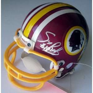  SAGE ROSENFELS Washington Redskins Autographed Mini Helmet 