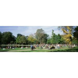  People Relaxing in the Park, Vondel Park, Amsterdam 