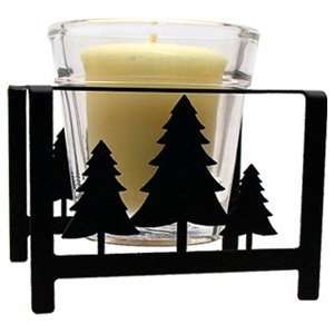  Monazite C VT 20 Pine Tree Votive Holder Powder Metal 