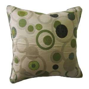   Crazy Circles Chenille Decorative Throw Pillow Cover