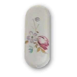   Flowered Ceramic Backplate 3 1/2 P51 P30093 WC