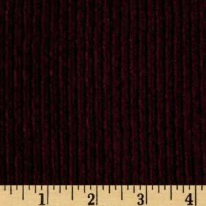   Striped Fleece Wine/Black Fabric By The Yard Arts, Crafts & Sewing