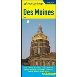    American Map 611528 Des Moines Iowa Street Map