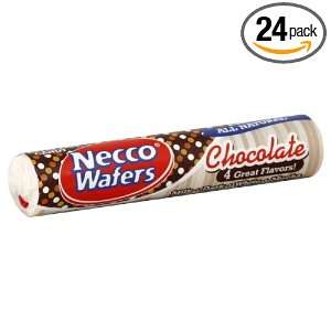 Necco Chocolate Wafer, 2.02 Ounce (Pack of 24)  Grocery 
