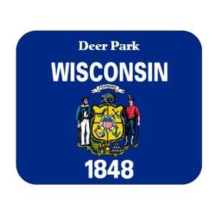  US State Flag   Deer Park, Wisconsin (WI) Mouse Pad 