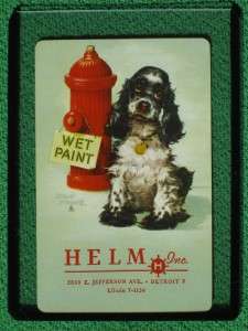   COCKER SPANIEL FIRE HYDRANT WET PAINT & DUCK CHASING BUTCH OLD  