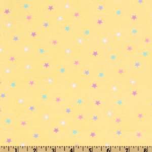  44 Wide Newtons Lullaby Dream Stars Yellow Fabric By 