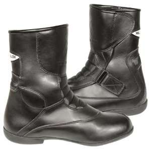  Xelement Womens XM S85 Black Leather Racing Boot   Size 