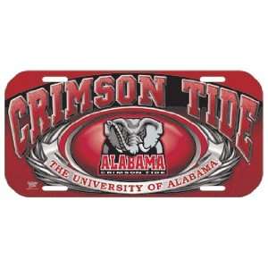 NCAA Alabama Crimson Tide High Definition License Plate 