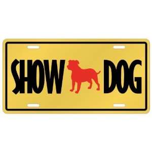   New  English Mastiff / Show Dog  License Plate Dog