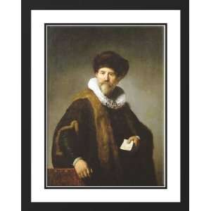   Framed and Double Matted Portrait of Nicolaes Ruts