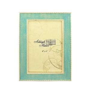  Ashleigh Manor 4 by 6 Inch Pushkin Frame, Pale Blue