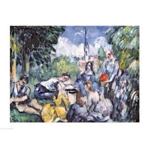  Dejeuner sur lherbe, 1876 77   Poster by Paul Cezanne 