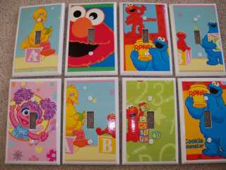 Childrens Room Light Switch Cover   Sesame Street  