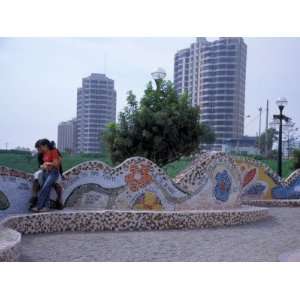 Tile Bench, Parque del Amor, Lovers Park, Miraflores District, Lima 