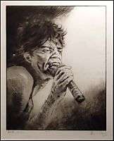 Ronnie Wood Mick Jagger Drypoint 88 Hand Signed Artwork, The 