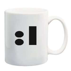  EMOTICON STRAIGHT FACE Mug Coffee Cup 11 oz Everything 