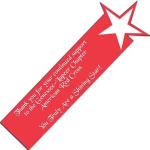  Star   Full color bookmark with shaped top. Office 