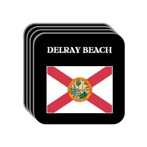 US State Flag   DELRAY BEACH, Florida (FL) Set of 4 Mini 