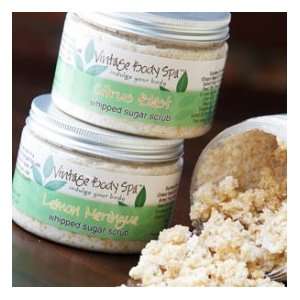  Whipped Sugar Scrub Made in America by Vintage Body Spa 