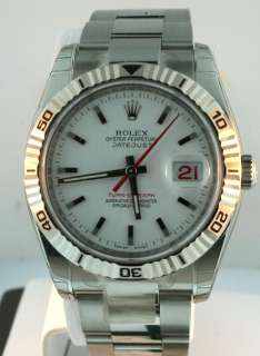 Rolex Oyster Perpetual Datejust Turn O Graph 36mm Stainless NEW $7,650 