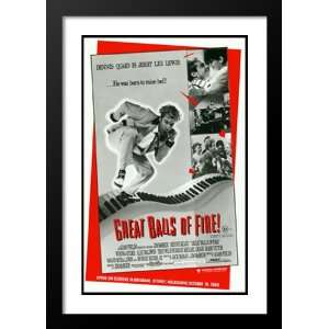  Great Balls of Fire 20x26 Framed and Double Matted Movie 
