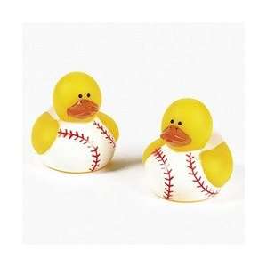  Mini Baseball Rubber Ducks (6 dozen)   Bulk Toys & Games