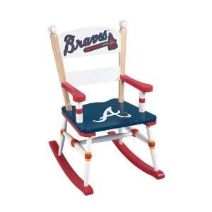  Major League Baseballtm   Braves Rocking Chair