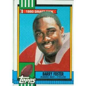  1990 Topps #174 Barry Foster RC   Pittsburgh Steelers (RC 