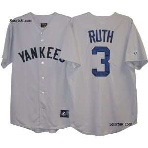  Babe Ruth Road Yankees Cooperstown Jersey Sports 
