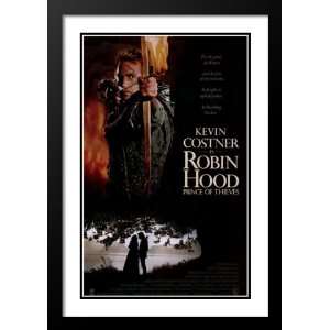  Robin Hood Prince of Thieves Framed and Double Matted 20x26 Movie 
