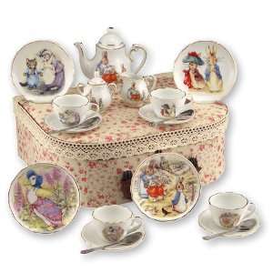  Childs Beatrix Potter medium fine porcelain teaset for 
