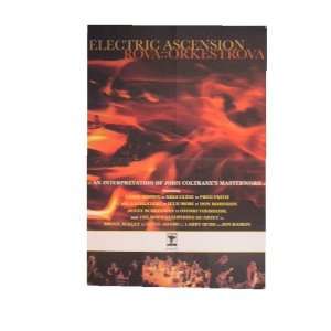  Electric Ascension Poster Rova John Coltrane Orkestrova 