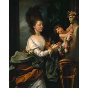   paintings   Benjamin West   24 x 30 inches   Lady Beauchamp Proctor